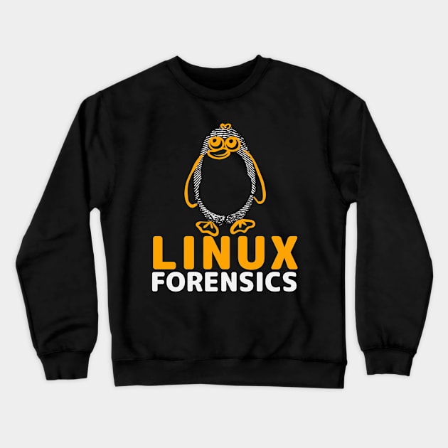 Linux Forensics Crewneck Sweatshirt by Cyber Club Tees